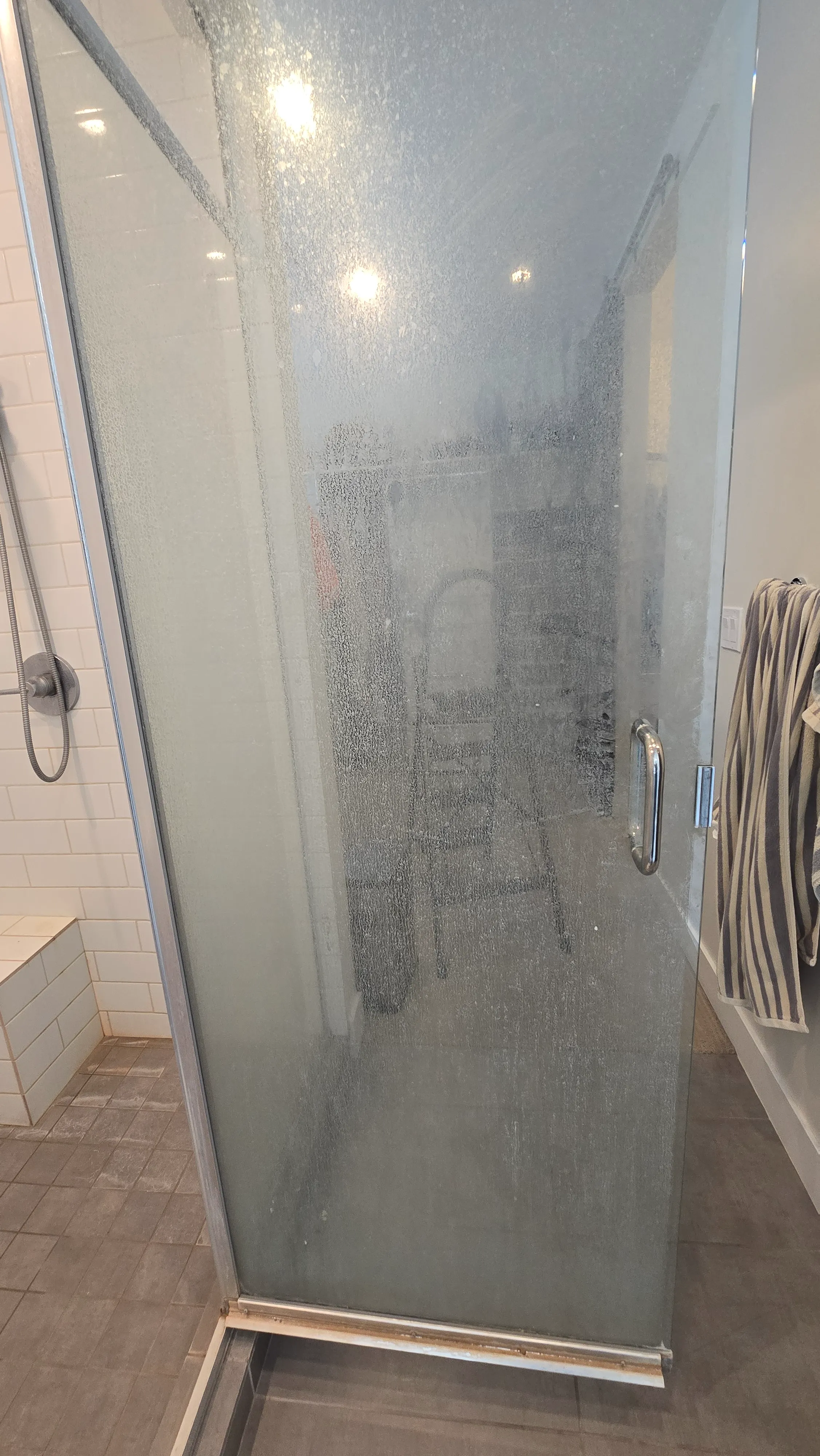 Shower Glass after cleaning in St. George Utah