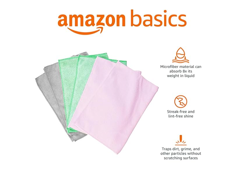 Amazon Basics microfiber cloth