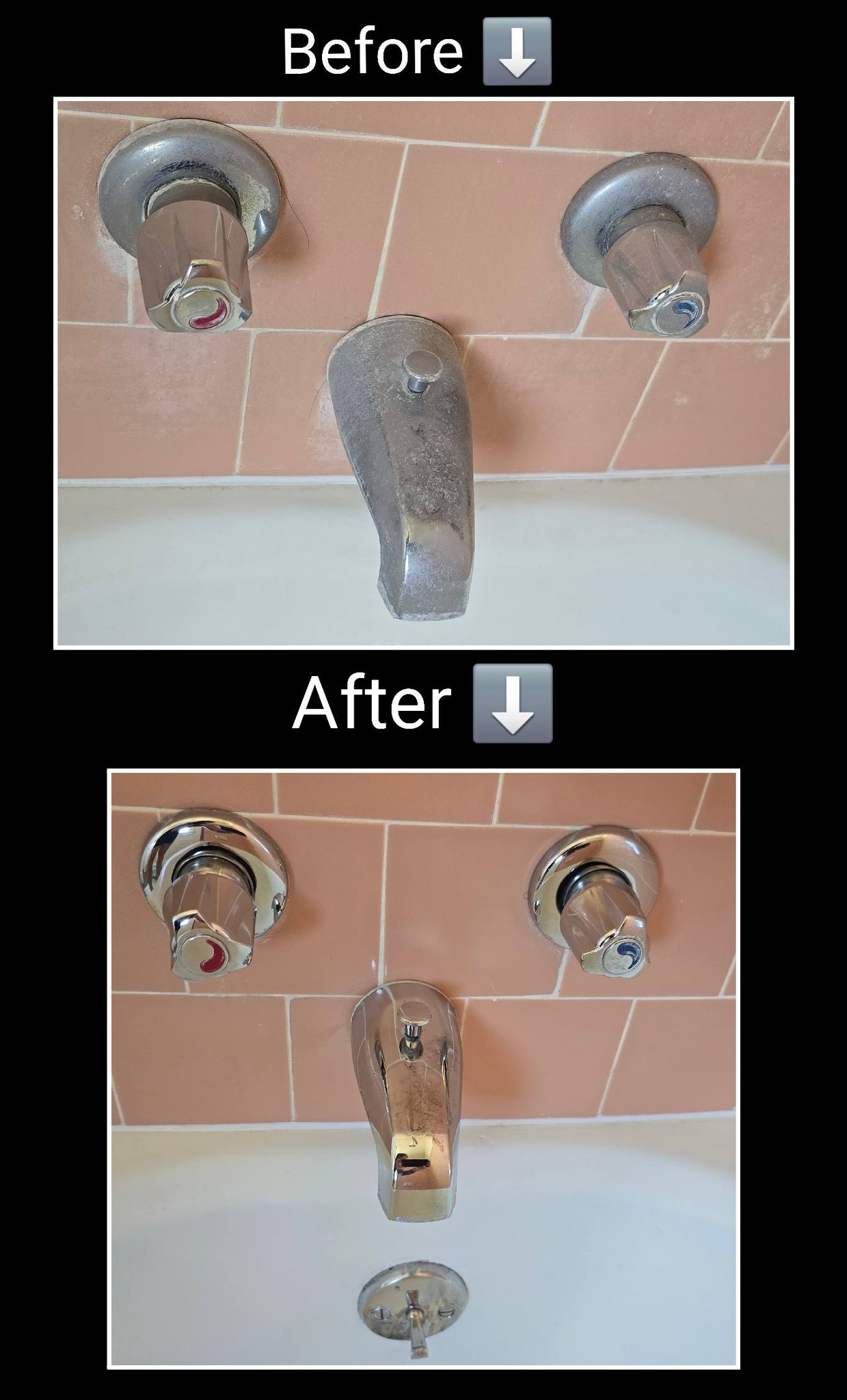 Fixture after cleaning